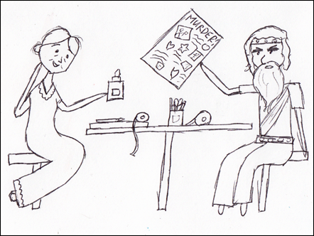 PASS THE GLUE, MILDRED. I MUST CHRONICLE THIS BATTLE FOR THE GENERATIONS TO COME.