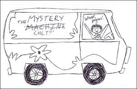 If you think of anything else when hearing "mystery cult" then I don't think we can be friends.